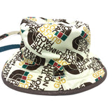 Gucci hat 652942 Nylon White x blue Reversible logo THE NORTH FACE North Face collaboration unisex(Unisex)