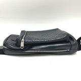 Gucci Shoulder Bag 450970 leather black Guccisima Sling bag mens