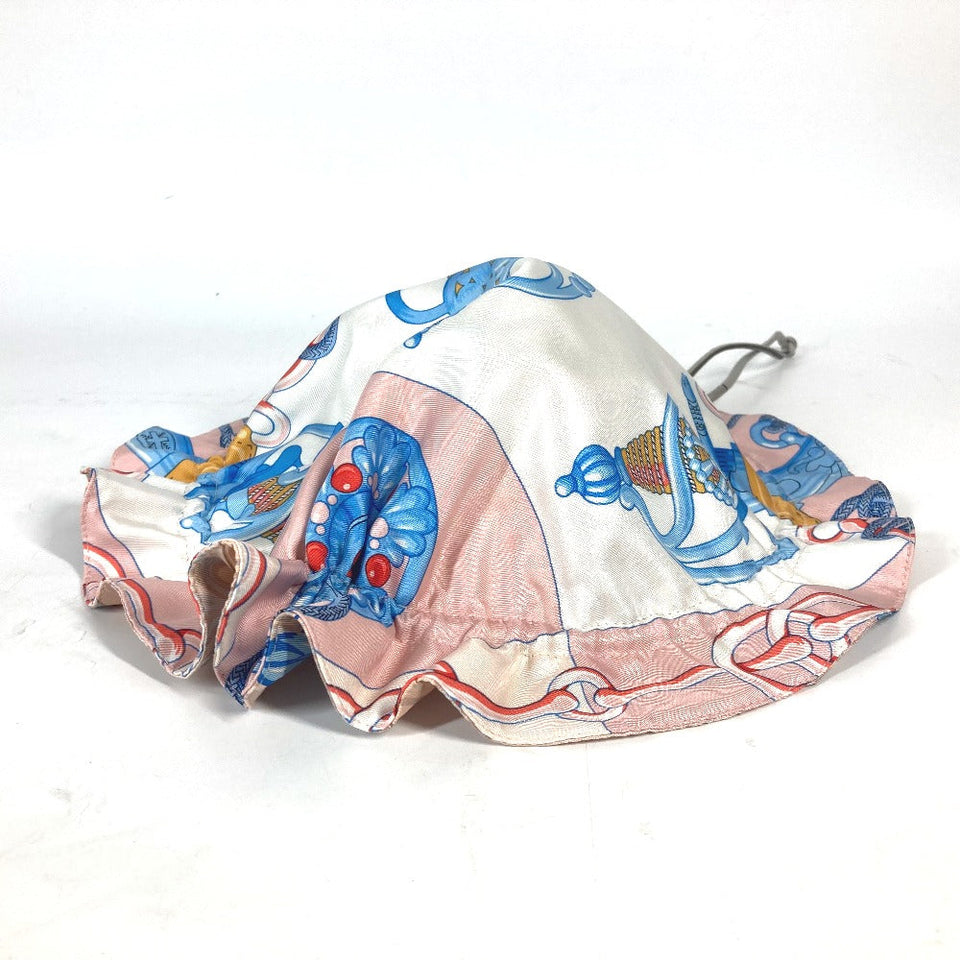 Hermes Pouch silk pink Drawstring pouch Petith Women