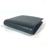 Gucci Folded wallet 700464 leather black Mini wallet Horsebit mens