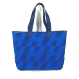 Hermes Tote Bag Leather / canvas blue Handbag Ambier GM 40 unisex(Unisex)