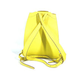 Hermes Backpack leather yellow Sac A Dos unisex(Unisex)