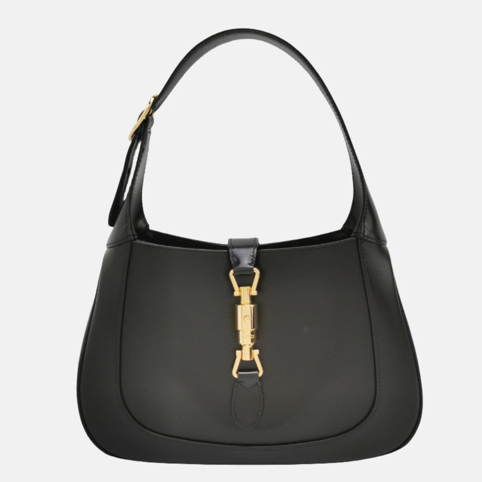 Gucci Jackie 1961 Black Leather Bag Small without Strap