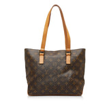 Brown Louis Vuitton Monogram Cabas Piano Tote Bag