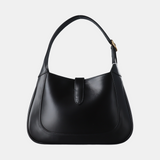 Gucci Jackie 1961 Black Leather Bag Small Piston Lock