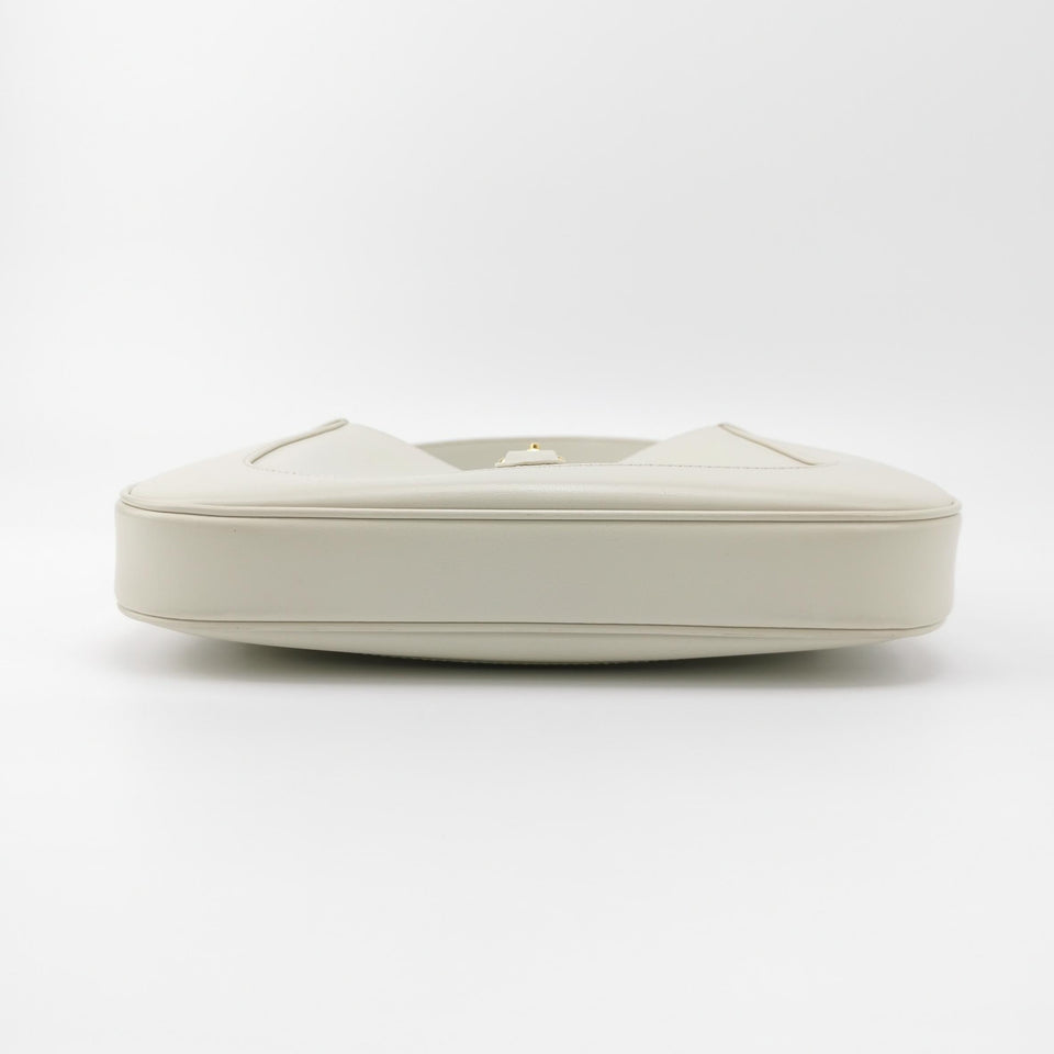Gucci Jackie 1961 Small Leather Bag White with Strap