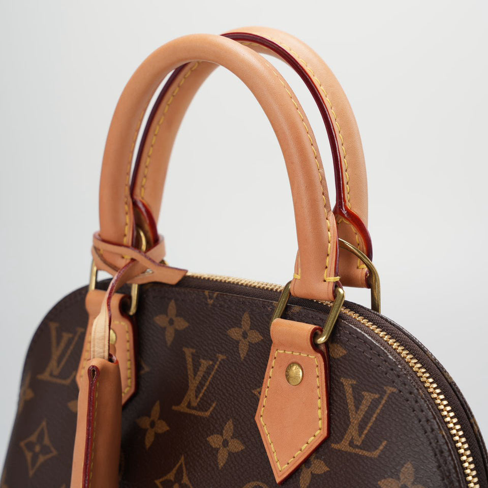 Louis Vuitton Alma BB Monogram Brown Shoulder Bag From 2017