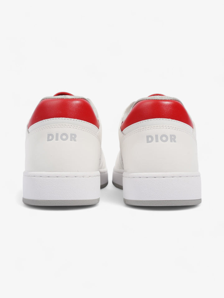 Christian Dior B27 Low Top Sneaker White / Red Leather EU 42 UK 8