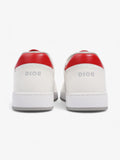 Christian Dior B27 Low Top Sneaker White / Red Leather EU 42 UK 8