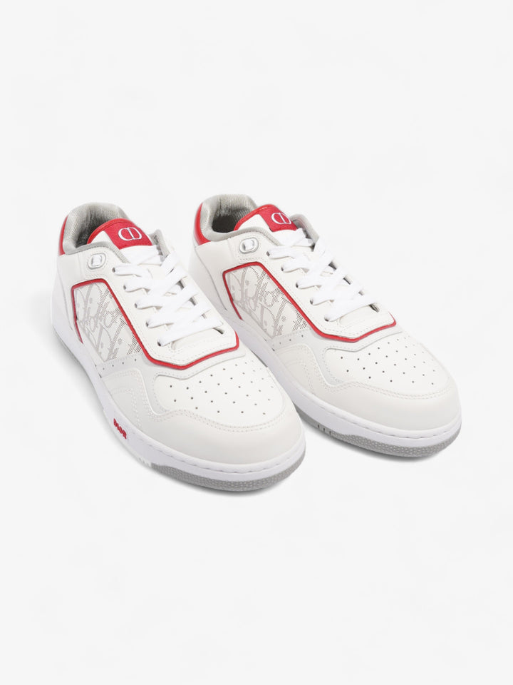 Christian Dior B27 Low Top Sneaker White / Red Leather EU 42 UK 8