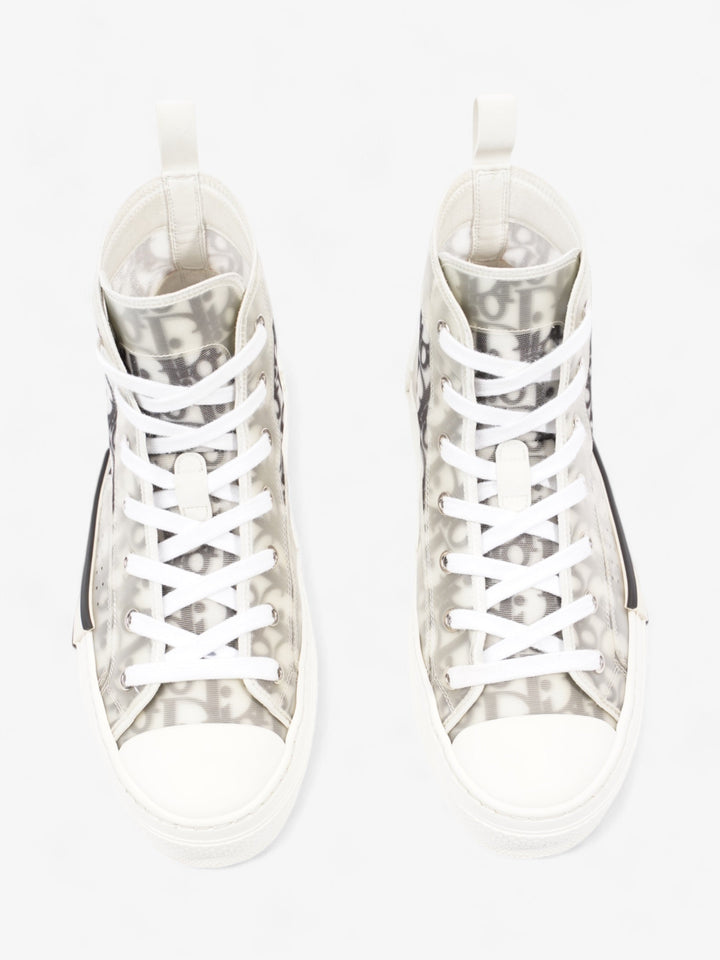 Christian Dior B23 Grey Oblique  / White Mesh EU 39 UK 6