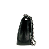 Chanel Double Flap Quilted Caviar Leather Bag