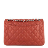 Chanel Double Flap Quilted Caviar Leather Bag