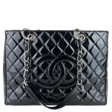 Chanel Grand Shopping Tote GST Patent Leather Bag