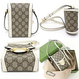 Gucci Shoulder Bag 625615 GG Supreme Canvas beige Gucci Horsebit 1955 mini bag