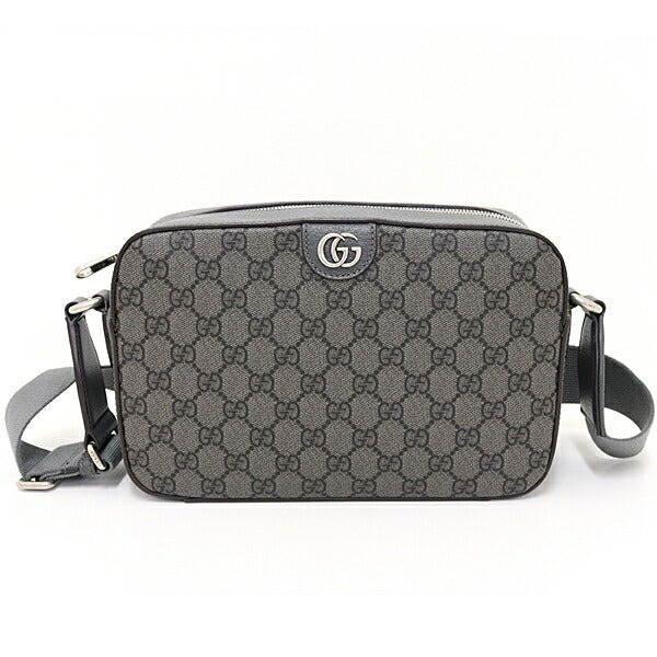 Gucci Shoulder Bag 767190 GG Supreme Canvas gray Ophidia Medium Shoulder Bag