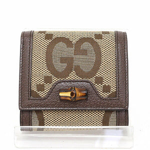 Gucci Bifold Wallet 658635 GG canvas Brown Gucci Diana Jumbo GG Compact Wallet