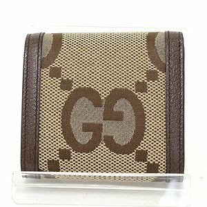 Gucci Bifold Wallet 658635 GG canvas Brown Gucci Diana Jumbo GG Compact Wallet