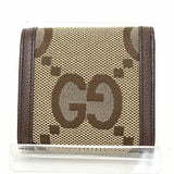 Gucci Bifold Wallet 658635 GG canvas Brown Gucci Diana Jumbo GG Compact Wallet