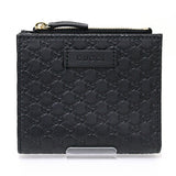 Gucci Bifold Wallet 510318 Sima leather black Gucci Shima Micro Bifold Wallet