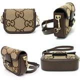 Gucci Shoulder Bag 658574 GG canvas Brown Gucci Horsebit 1955