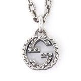 Gucci Pendant 455307 Sterling Silver Silver Interlocking mens(Unisex)