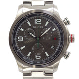 Gucci Watches Quartz 126.2/YA126238 Stainless Steel Silver Mens watches G Timeless Chronograph gray dial mens