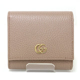 Gucci Bifold Wallet 598587 leather beige Double G medium wallet