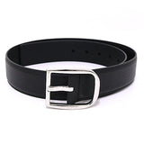 Gucci belt 449716 leather black Silver buckle 85/34