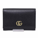 Gucci name card holder 739525 leather black Japan exclusive Double G