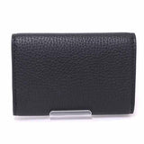 Gucci Card Case 771152 leather black Gucci logo business card holder mens