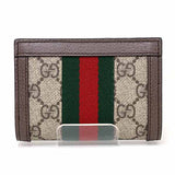 Gucci Bifold Wallet 813296 GG Supreme canvas, leather beige Ophidia Small Wallet Women