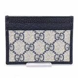 Gucci Card Case 673002 GG Supreme Canvas beige Interlocking G mens