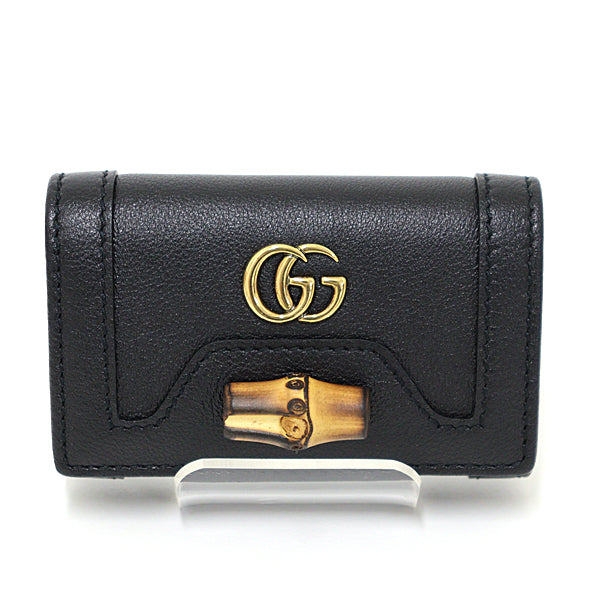 Gucci Key case Key holder  658636 leather black 6-key case Key holder Gucci Diana Women