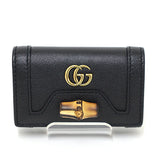 Gucci Key case Key holder  658636 leather black 6-key case Key holder Gucci Diana Women