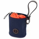 Hermes Pouch Coated canvas Navy Treats