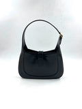 Gucci Jackie 1961 Black Leather Bag with Adjustable Strap