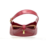 Gucci Jackie 1961 Burgundy Red Leather Bag Small with Adjustable Strap