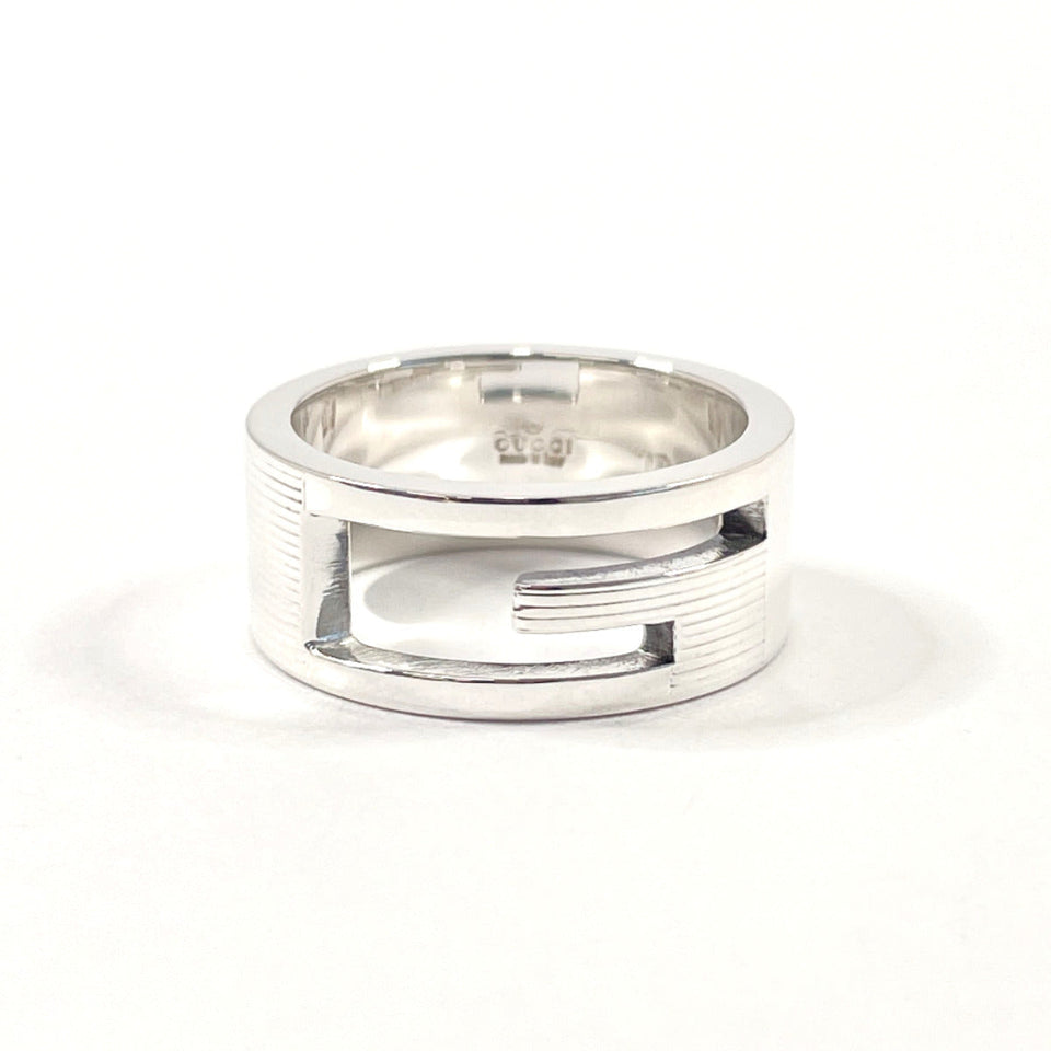 Gucci Ring Silver925 Silver Branded Cutout G 10