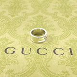 Gucci Ring Silver925 Silver Branded Cutout G 10