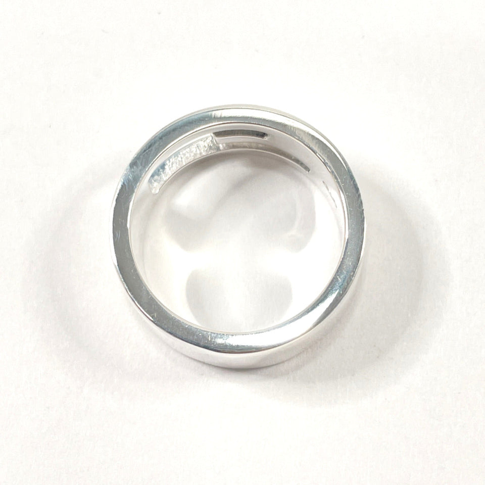 Gucci Ring Silver925 Silver Branded Cutout G 10