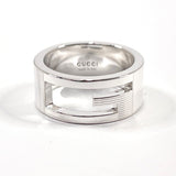 Gucci Ring Silver925 Silver Branded Cutout G 10