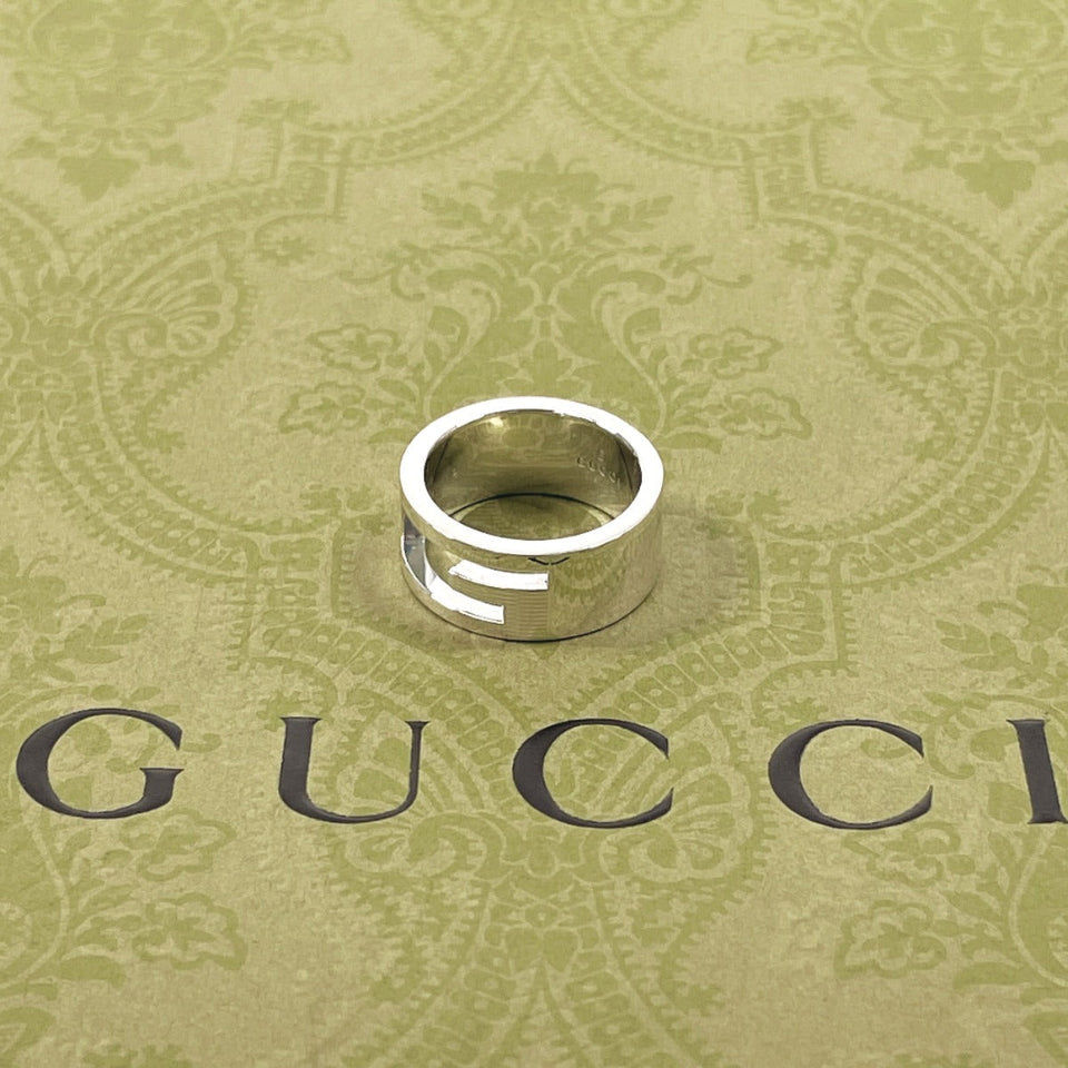 Gucci Ring Silver925 Silver Branded Cutout G