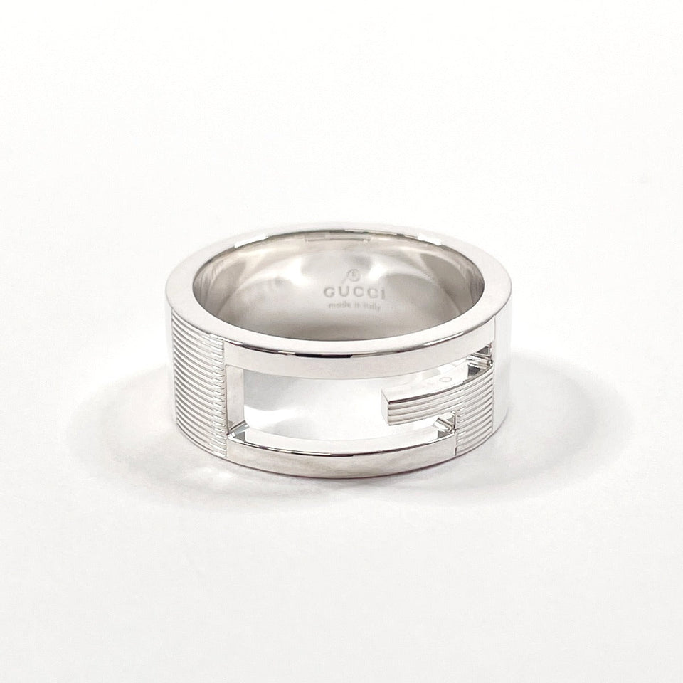 Gucci Ring Silver925 Silver Branded Cutout G
