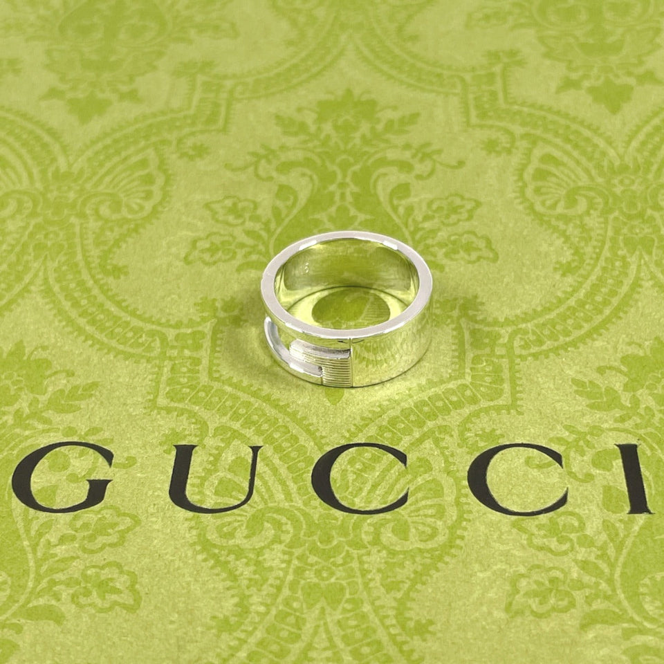 Gucci Ring Silver925 Silver Branded Cutout G