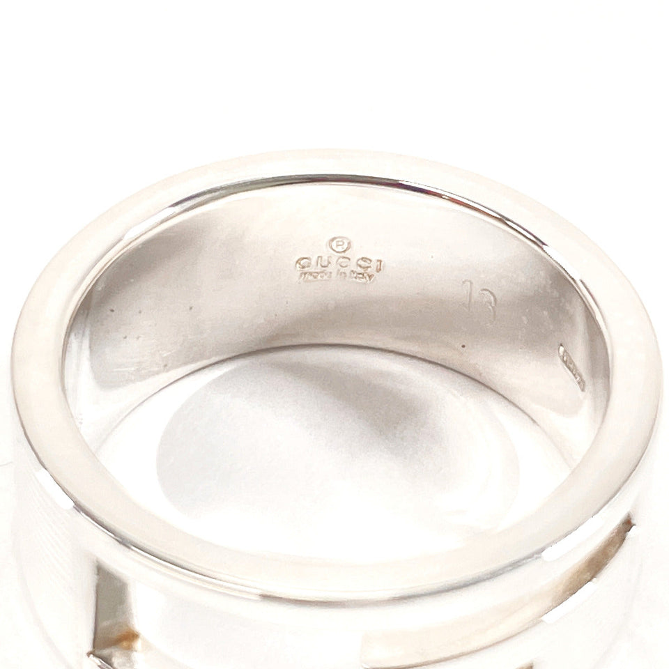 Gucci Ring Silver925 Silver Branded Cutout G