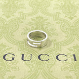 Gucci Ring Silver925 Silver Branded Cutout G 16