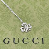 Gucci Necklace Silver925, pearl Silver Ribbon motif