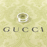 Gucci Ring Silver925 Silver Branded Cutout G 19