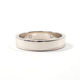 Gucci Ring K18 White Gold, Diamond Silver Icon print 12